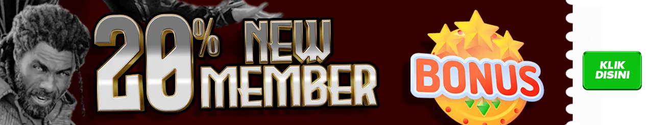 BONUS NEW MEMBER 20 %